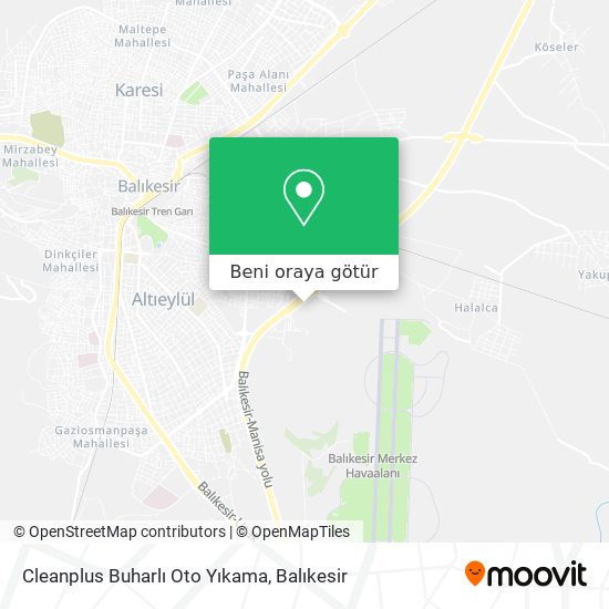 Cleanplus Buharlı Oto Yıkama harita