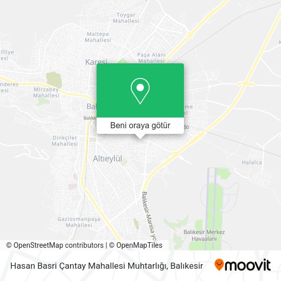 Hasan Basri Çantay Mahallesi Muhtarlığı harita