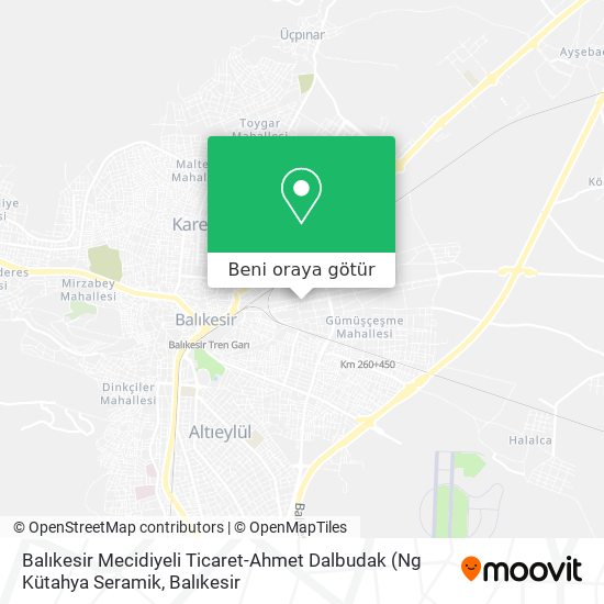 Balıkesir Mecidiyeli Ticaret-Ahmet Dalbudak harita