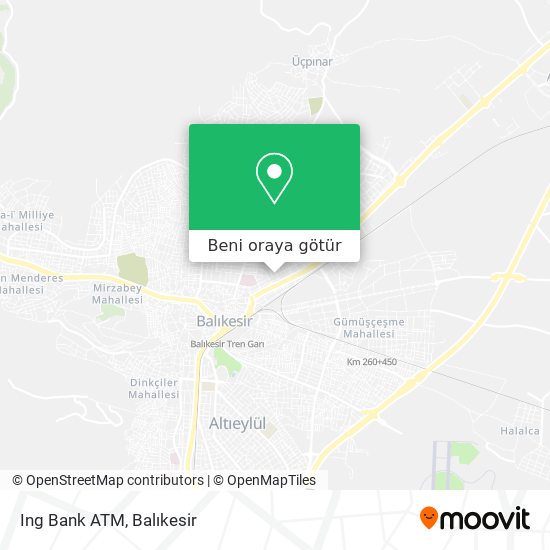 Ing Bank ATM harita