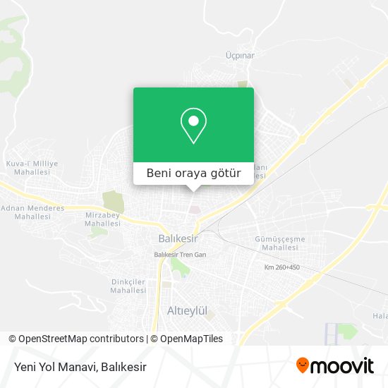 Yeni Yol Manavi harita