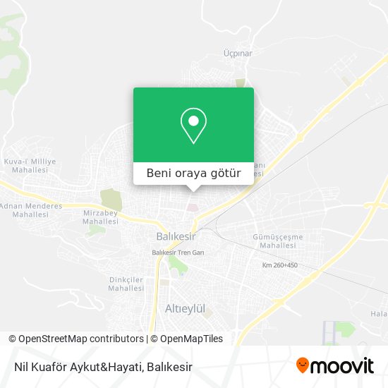 Nil Kuaför Aykut&Hayati harita