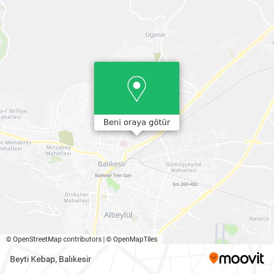 Beyti Kebap harita