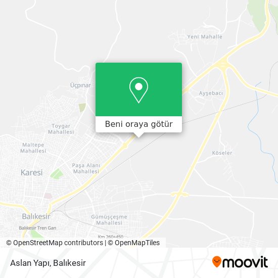 Aslan Yapı harita