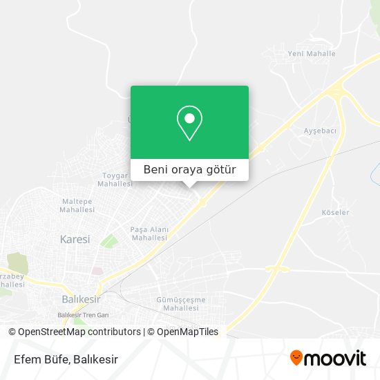 Efem Büfe harita