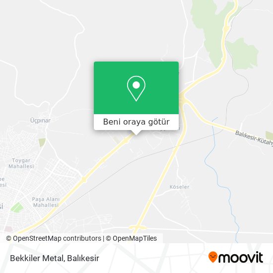 Bekkiler Metal harita