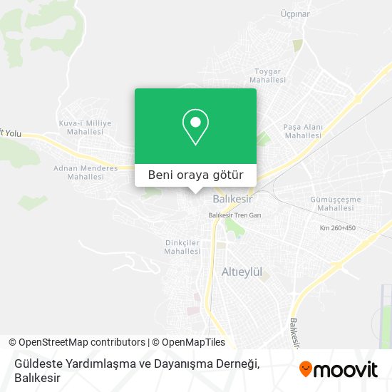 Güldeste Yardımlaşma ve Dayanışma Derneği harita