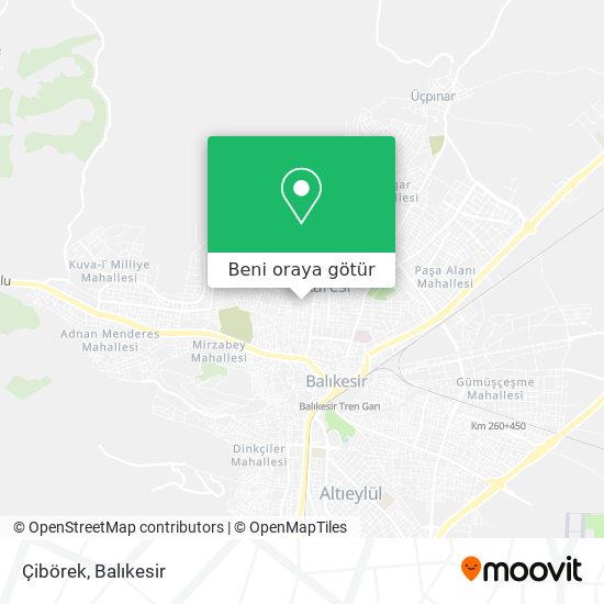 Çibörek harita