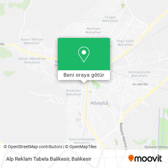 Alp Reklam Tabela Balikesir harita