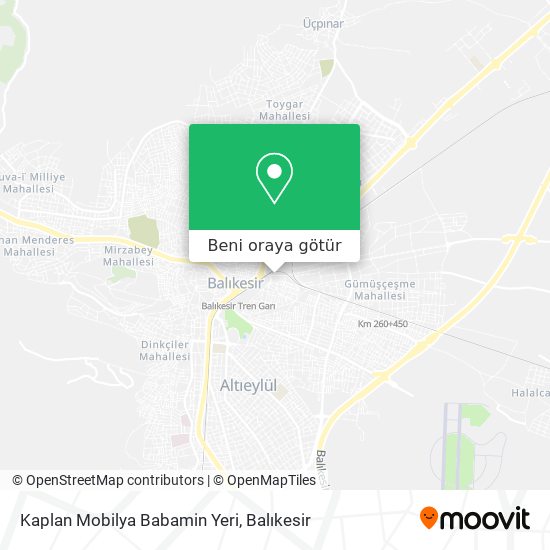 Kaplan Mobilya Babamin Yeri harita