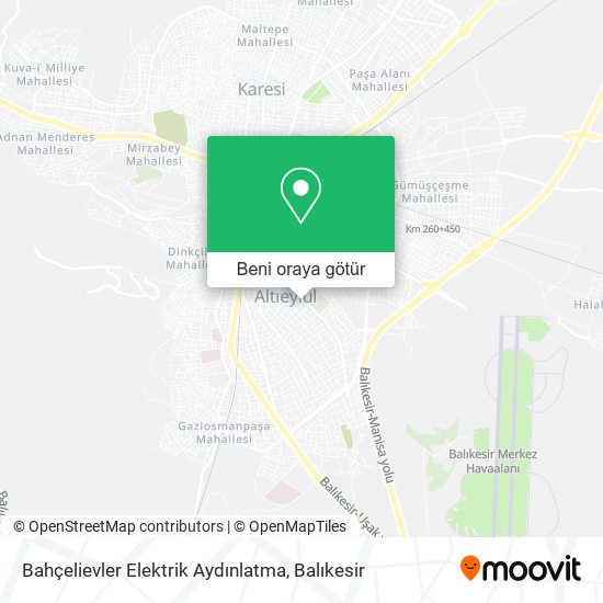 Bahçelievler Elektrik Aydınlatma harita