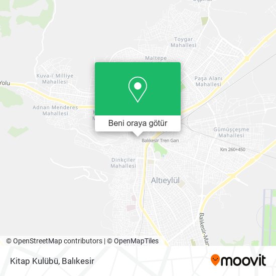 Kitap Kulübü harita