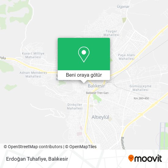 Erdoğan Tuhafiye harita