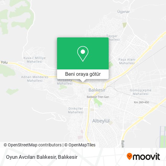 Oyun Avcıları Balıkesir harita