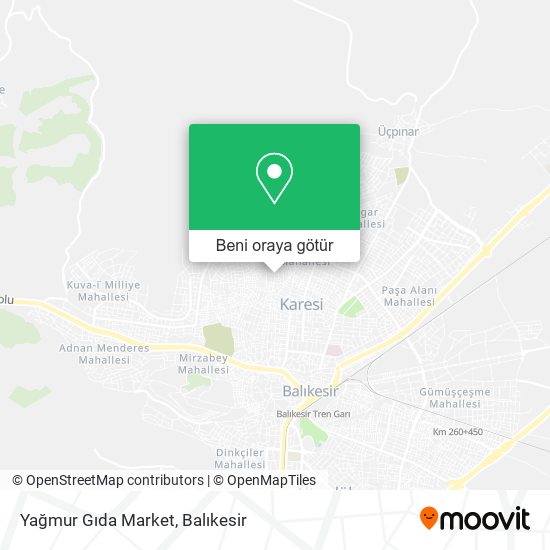 Yağmur Gıda Market harita