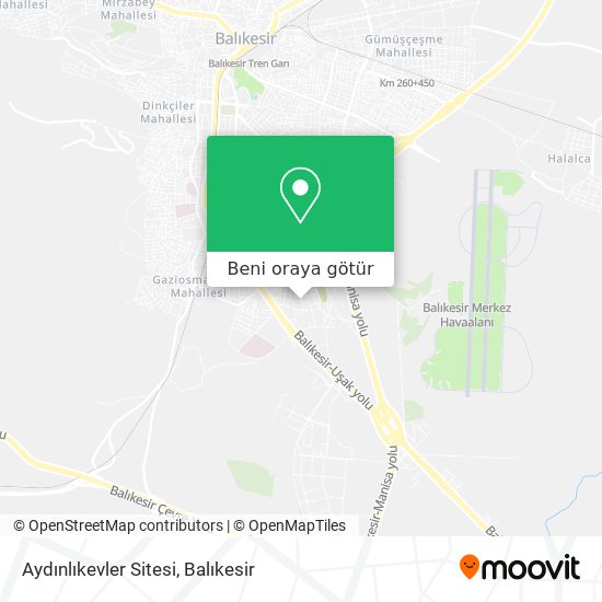 Aydınlıkevler Sitesi harita