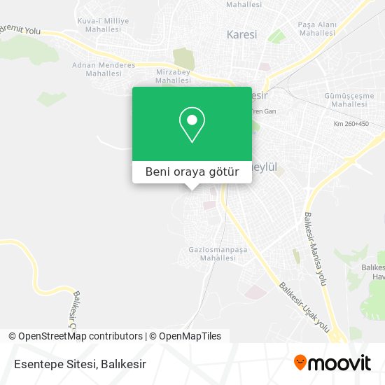 Esentepe Sitesi harita