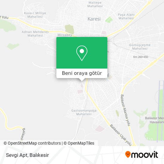 Sevgi Apt harita
