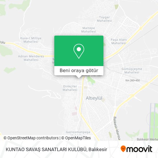 KUNTAO SAVAŞ SANATLARI KULÜBÜ harita