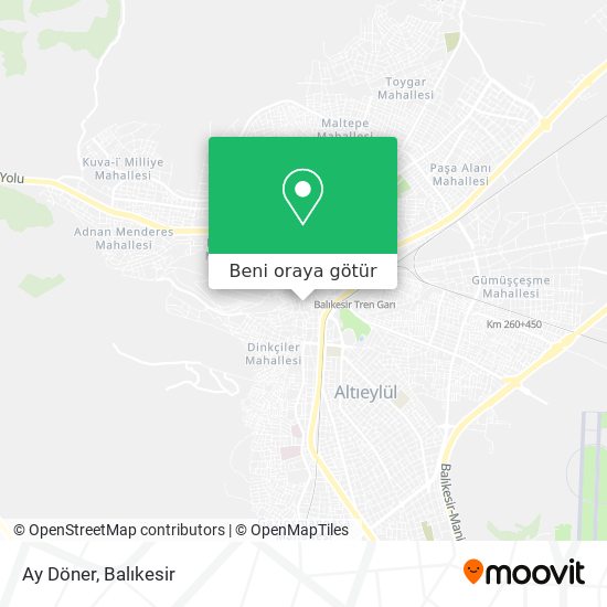 Ay Döner harita
