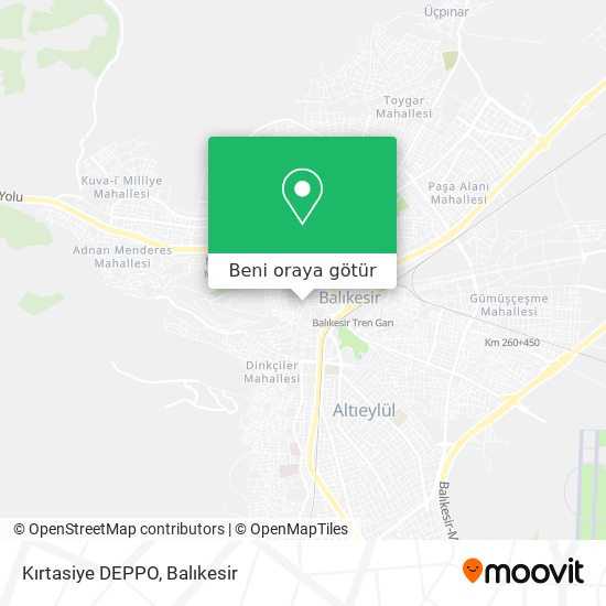 Kırtasiye DEPPO harita