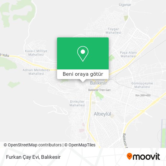 Furkan Çay Evi harita