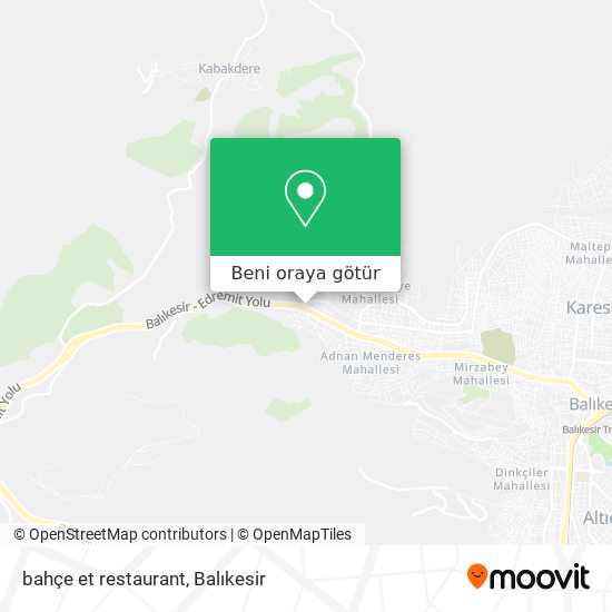 bahçe et restaurant harita