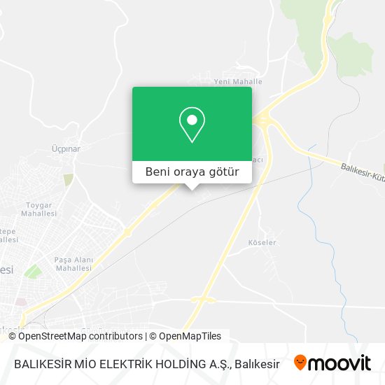 BALIKESİR MİO ELEKTRİK HOLDİNG A.Ş. harita