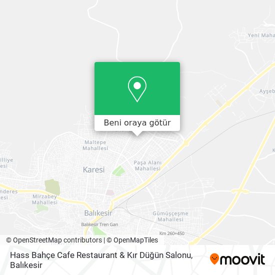 Hass Bahçe Cafe Restaurant & Kır Düğün Salonu harita