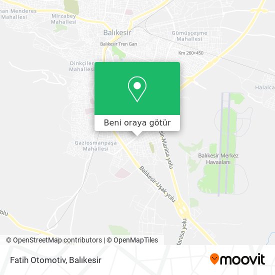 Fatih Otomotiv harita