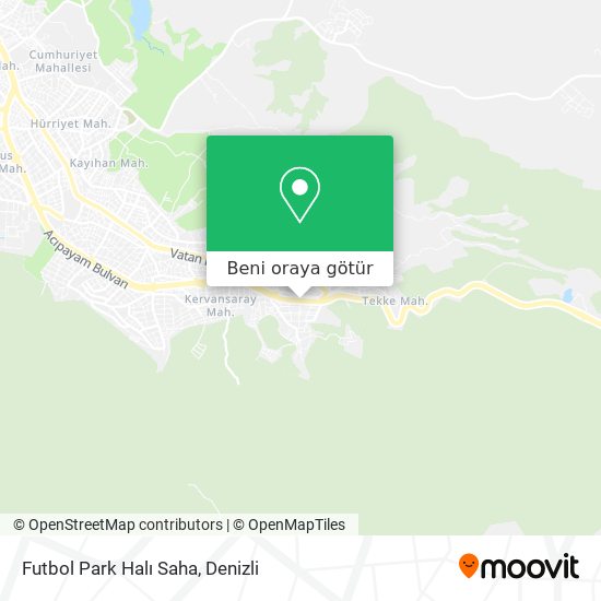 Futbol Park Halı Saha harita