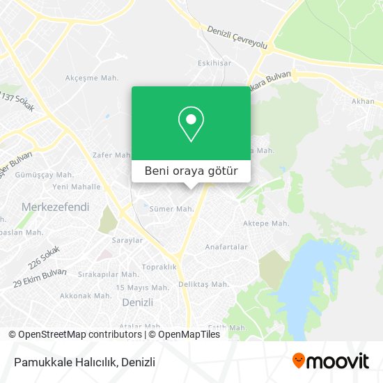 Pamukkale Halıcılık harita