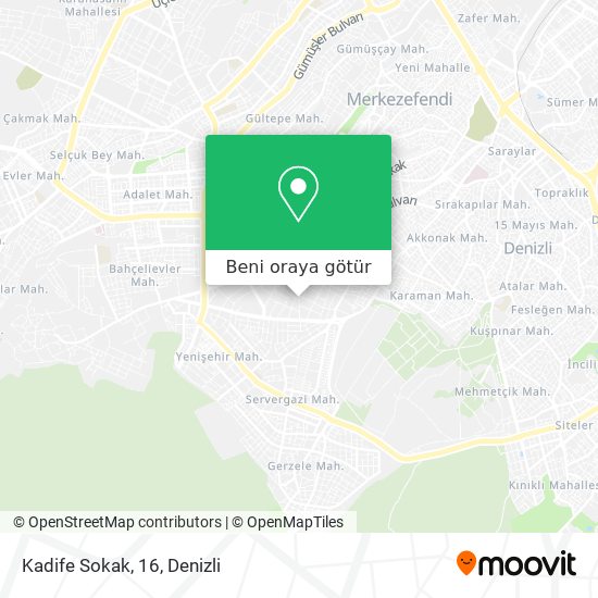 Kadife Sokak, 16 harita