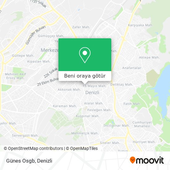 Günes Osgb harita