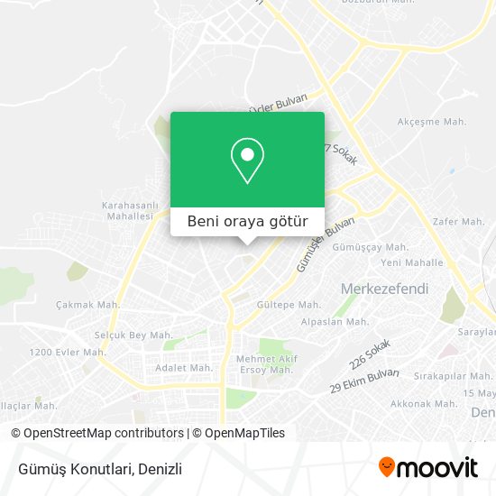 Gümüş Konutlari harita