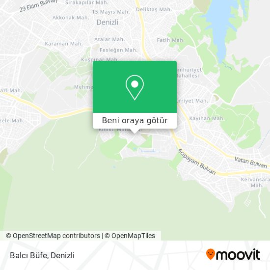 Balcı Büfe harita