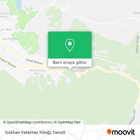 Gökhan Veteriner Kliniği harita