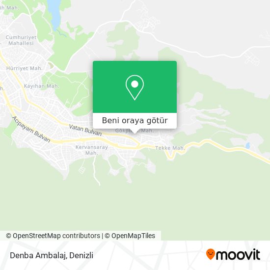 Denba Ambalaj harita