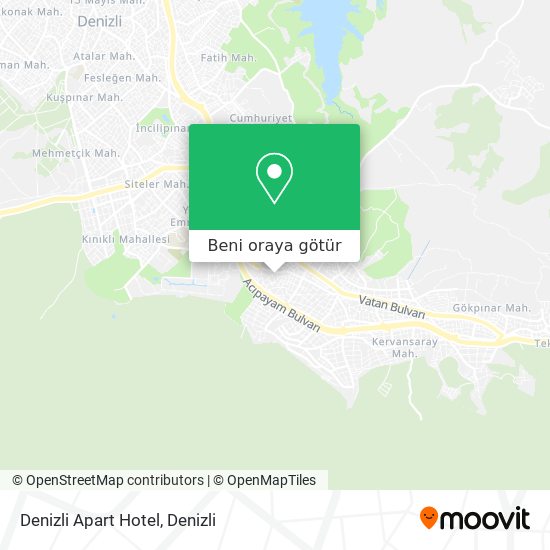 Denizli Apart Hotel harita