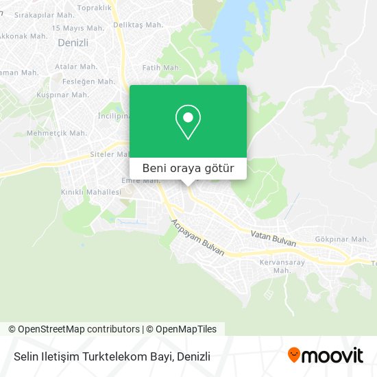 Selin Iletişim Turktelekom Bayi harita