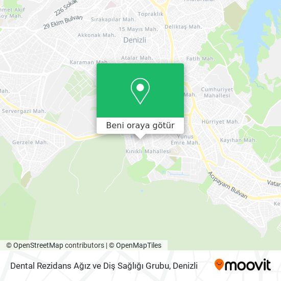 Dental Rezidans Ağız ve Diş Sağlığı Grubu harita