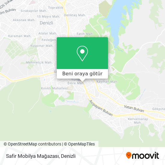 Safir Mobilya Mağazası harita