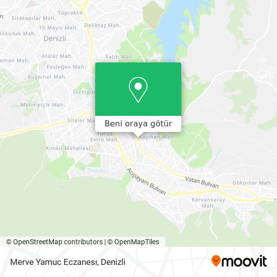Merve Yamuc Eczanesı harita