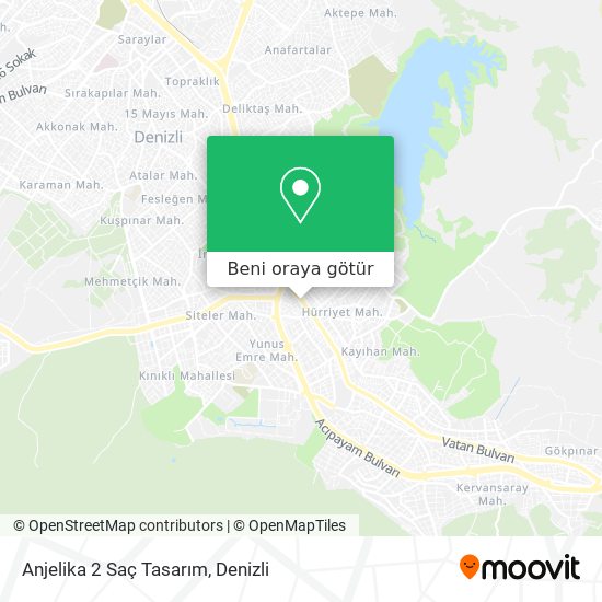 Anjelika 2 Saç Tasarım harita