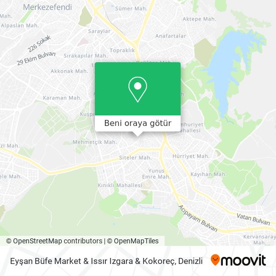 Eyşan Büfe Market & Issır Izgara & Kokoreç harita