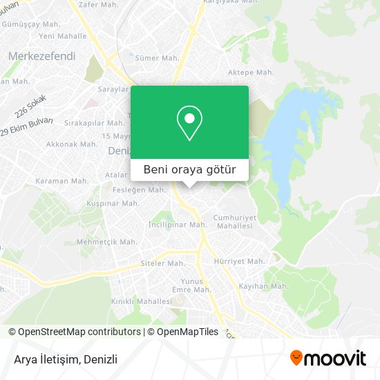 Arya İletişim harita
