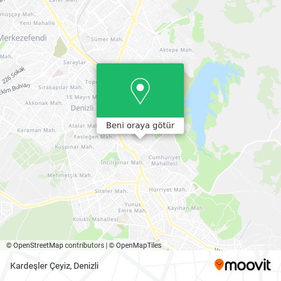 Kardeşler Çeyiz harita