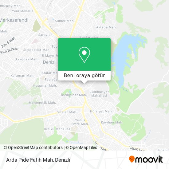 Arda Pide Fatih Mah harita