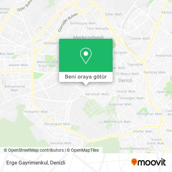 Erge Gayrimenkul harita