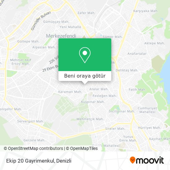 Ekip 20 Gayrimenkul harita
